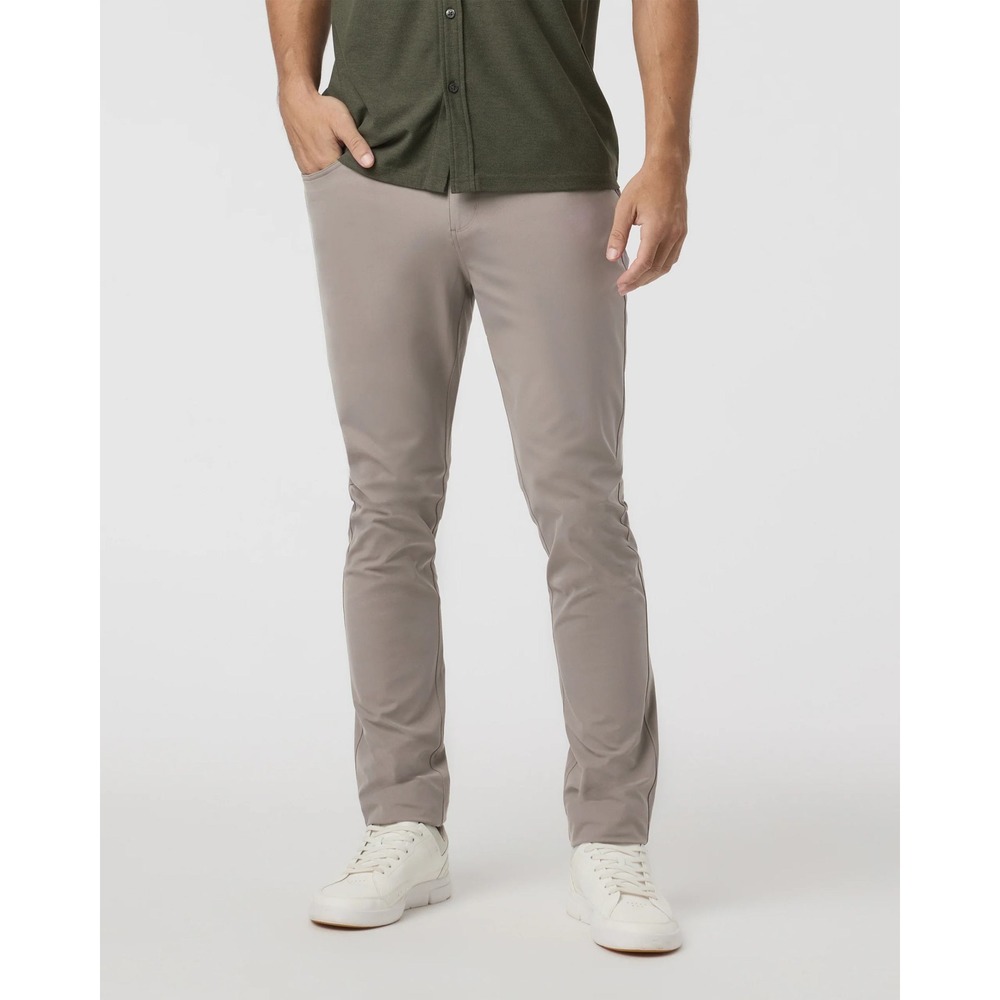 Vuori Meta Pants Mens 34 Grey Slim Fit Performance Chino V430